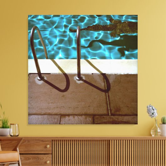 DAVID'S POOL SERIES p06 Canvas Afdruk (Insitu (Woonkamer))