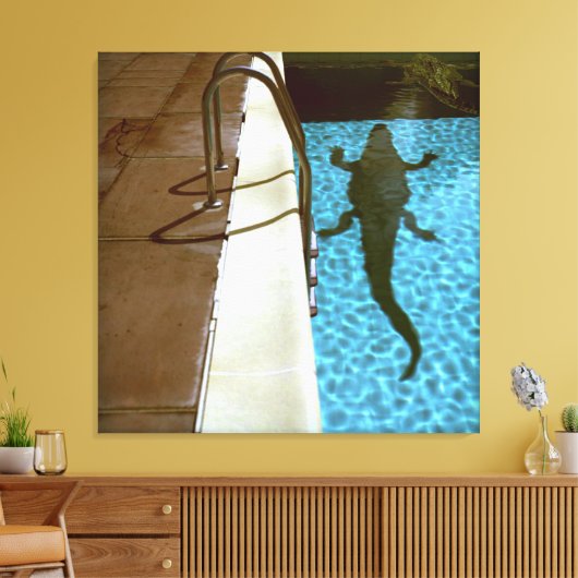 DAVID'S POOL SERIES p08b Canvas (Insitu (Woonkamer))