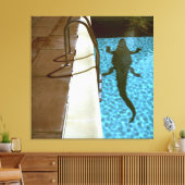 DAVID'S POOL SERIES p08b Canvas (Insitu (Woonkamer))