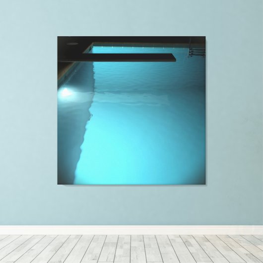 DAVID'S POOL SERIES p09d Canvas (Insitu (Houten vloer))