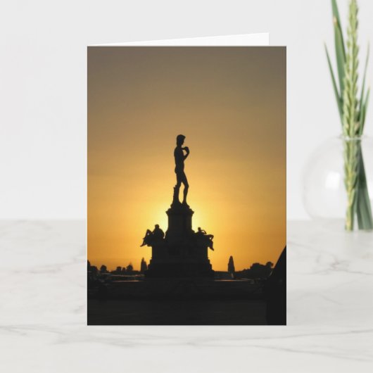 David's Silhouette Kaart (Voorkant)