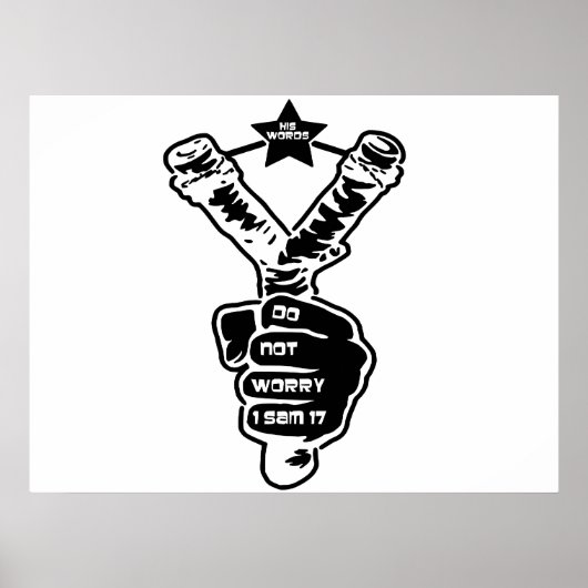 David's Slingshot Poster (Voorkant)