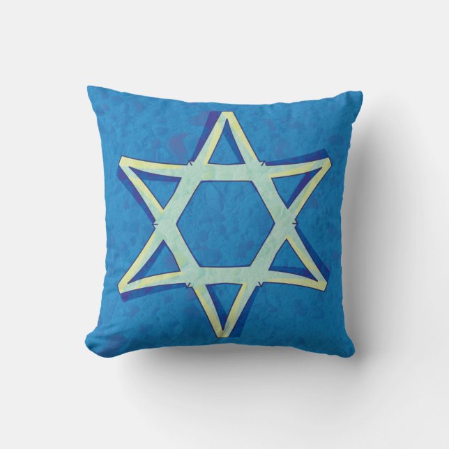 David's Star Pillow Kussen (Voorkant)