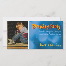 David's verjaardagsfeestje | Sterren Foto Uitnodig