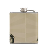 Davidson Army Motorcycle Pinup Flask Heupfles (Achterkant)