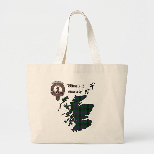 Davidson Clan Badge Jumbo Tas (Voorkant)