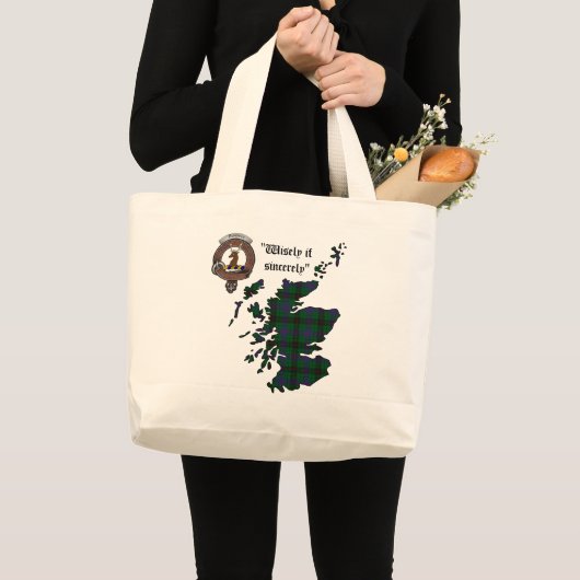 Davidson Clan Badge Jumbo Tote Tas (Voorkant (product))