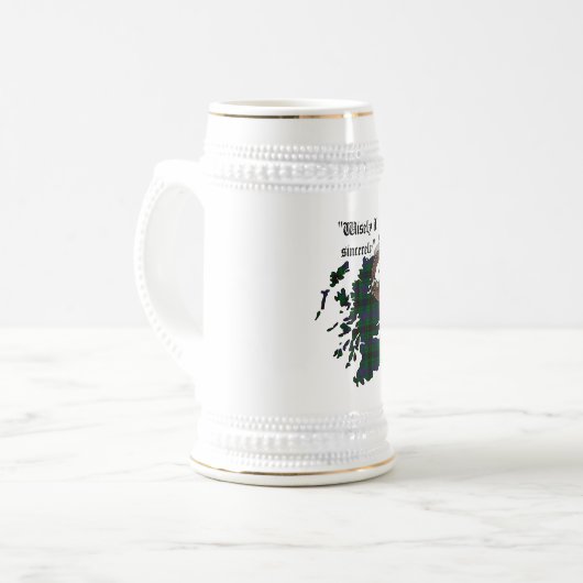 Davidson Clan Badge Stein Bierpul (Voorkant links)
