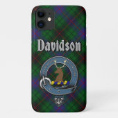 Davidson Clan Badge & Tartan Phone Case (Achterkant)