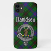 Davidson Clan Badge & Tartan Phone Case (Achterkant)