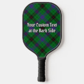 Davidson Clan Crest over tartan Pickleball Paddle (Achterkant)