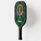Davidson Clan Crest over tartan Pickleball Paddle (Links)