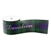 Davidson clan Plays Scottish tartan Grosgrain Lint (Spoel)