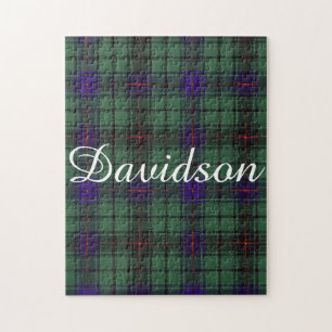 Davidson clan Plays Scottish tartan Legpuzzel