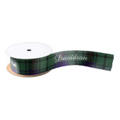 Davidson clan Plays Scottish tartan Satijnen Lint (Spoel)