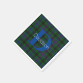 Davidson Clan PLeg Monogram Paper Napkins Servet (Hoek)