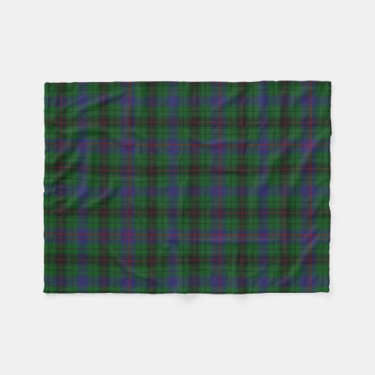 Davidson Clan Tartan Fleece Blanket (Voorkant (Horizontaal))