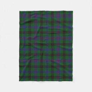 Davidson Clan Tartan Fleece Blanket Deken
