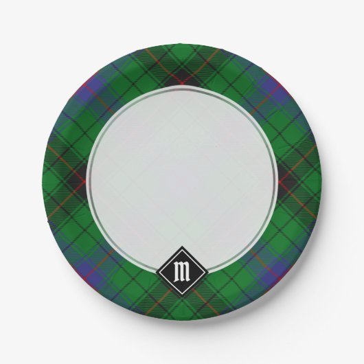 Davidson Clan Tartan Papieren Bordje (Voorkant)