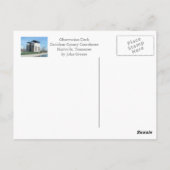 Davidson County Observation Deck Briefkaart (Achterkant)