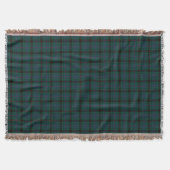 Davidson Familie Tartan Bos Groen Plaid Deken (Voorkant)