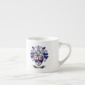 Davidson Family Crest Coat of Arms Espresso Kop (Rechts)