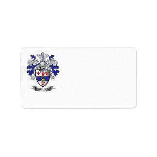 Davidson Family Crest Coat of Arms Etiket