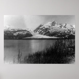 Davidson Glacier in Alaska Photografie Poster