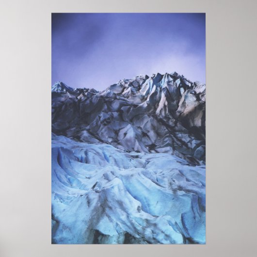 Davidson Glacier Poster (Voorkant)