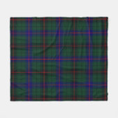 Davidson Modern Schotlandse ruit Fleece Deken (Voorkant (Horizontaal))