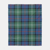 Davidson Of Tulloch Schotse ruit Fleece Deken (Voorkant)