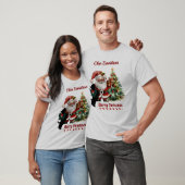 Davidson Scottie Dog Christmas Personalized  T-shirt (Unisex)