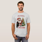 Davidson Scottie Dog Kerst Persoonlijk T-shirt (Voorkant volledig)