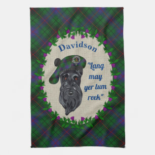 Davidson Scottie Dog Kitchen Towel Theedoek