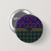 Davidson Scottish Tartan Ronde Button 5,7 Cm (Voorkant /achterkant)