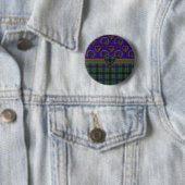 Davidson Scottish Tartan Ronde Button 5,7 Cm (In situ)