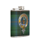 Davidson Tartan & Badge Heupfles (Rechts)