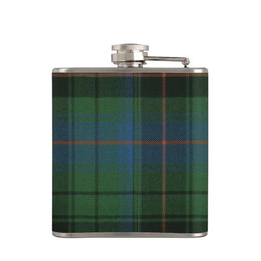 Davidson Tartan & Badge Heupfles (Achterkant)