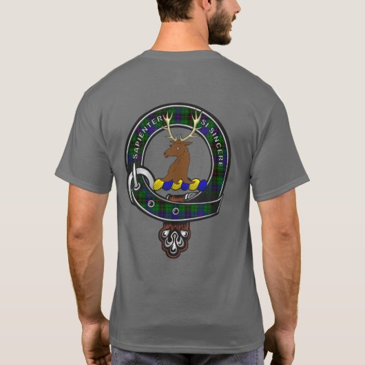 Davidson Tartan Clan Badge T-shirt (Achterkant)