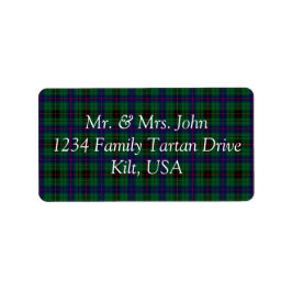 Davidson Tartan Label