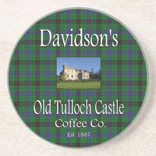 Davidson's Old Tulloch Castle Coffee Co. Onderzett Zandsteen Onderzetter