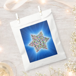 Davidsster met edelstenen bedankzakje