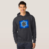 Davidsster met edelstenen hoodie (Voorkant volledig)
