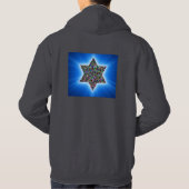 Davidsster met edelstenen hoodie (Achterkant)