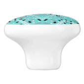 Davidster | Abstracte decoratieve ladenkast Keramische Knop (Zijkant)