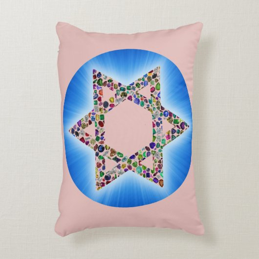 Davidster Accent Kussen (Voorkant(Verticaal))