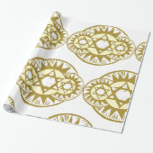 Davidster Cadeaupapier (Uitgerold)