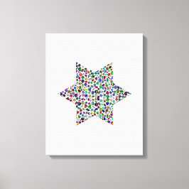 Davidster Canvas Afdruk