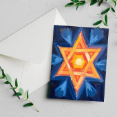 Davidster Hanukka Joods Feestdagenkaart
