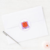Davidster/Hart Ronde Sticker (Envelop)